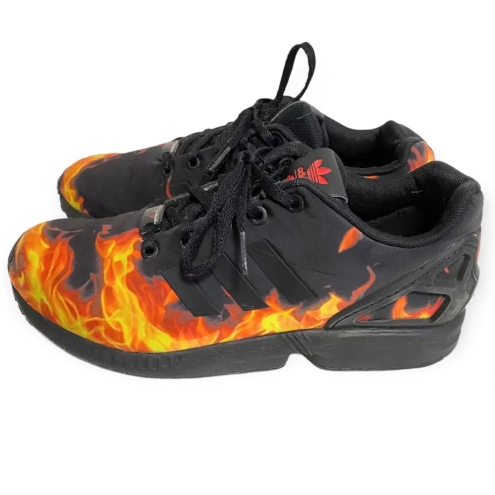 Adidas ZX Flux Torsion RARE Star Wars flames sneakers size 7